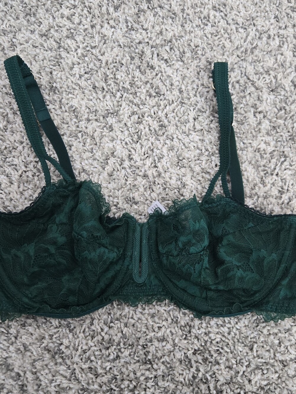 Green Lace Auden Bra